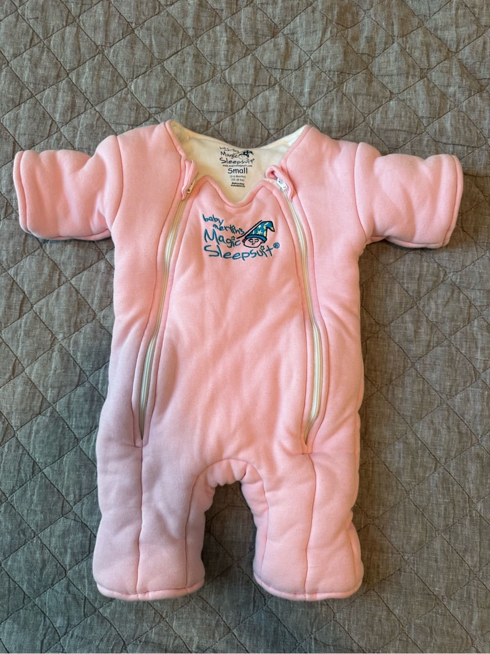Baby Merlin Magic Sleepsuit | 3-6months | Pink